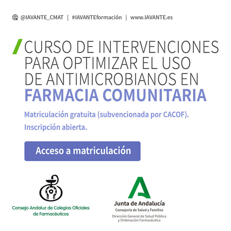Curso de Intervenciones para optimizar el uso de antimicrobianos desde la farmacia comunitaria