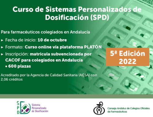 5º edición del Curso de Sistemas Personalizados de Dosificación (SPD)